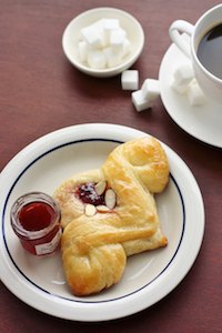 Pomegranate Jelly & Cream Cheese Danish