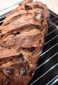 70% 3-Stage Rye Sourdough with Fruits and Nuts