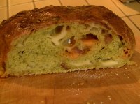 Cheese-Scallion-Bacon-Curry Bread