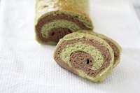 Matcha Chocolate Swirl Bread