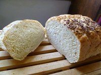Semolina Flax Honey Bread