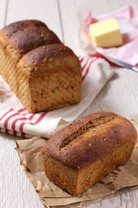 100% whole wheat sandwich bread with bulgur