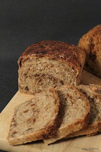 Oatmeal date bread (no knead version)