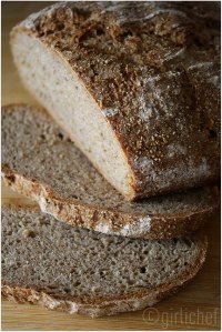 Whole Grain Rye (no-knead)