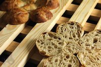 sourdough baguette in various shapes