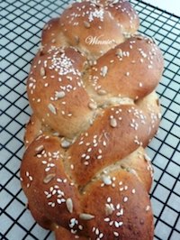 Challah - made of mix flours