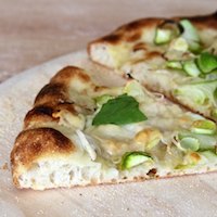 Early Spring Vegetable Pizza