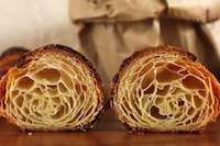 croissant with sourdough starter