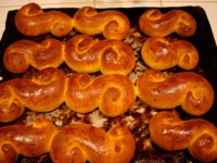 Sant Lucia Saffron Rolls