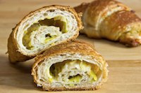 Leek Cheese Croissants