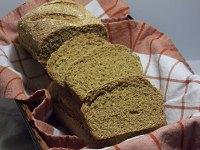 No Knead Anadama Corn Bread