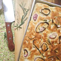 Rosemary Onion Foccacia