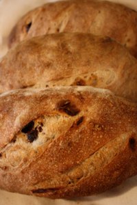 Chocolate Cherry Toasted Pecan Loaves