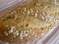 honey oatmeal sourdough