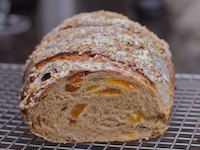 Apricot and wheatgerm bread