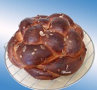 Enriched eggs&grains Challah