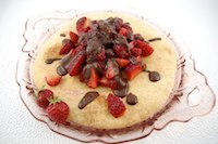 Sweet Focaccia with Berries & Chocolate