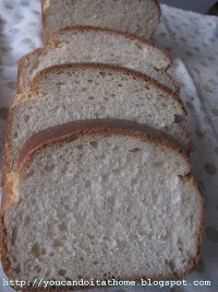 Soft White Sandwich Bread with soy flour