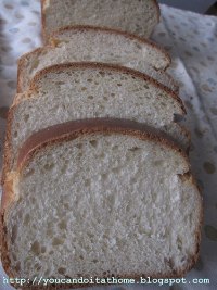 Soft White Sandwich Bread with soy flour