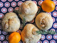 Rosemary-Lemon Knot Rolls