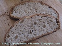 Vermont Sourdough with Increased Whole Grain