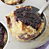 Blackberry Lime Bread Pudding