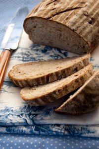 Orange date and walnut rye bread