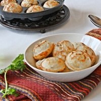 Savory Sourdough Aebleskiver