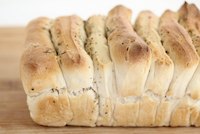 poppy seed rolls baked on the barbecue