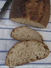 Wheaty Sourdough with bulgur, wheat berry & germ