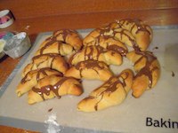 Peanut Butter & Chocolate Crescents