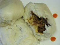 Chinese Bao Stuffed with Roast Pork