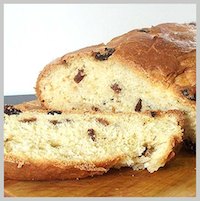 Sweet Saffron and Sultana Bread