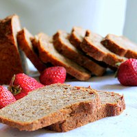 Strawberry Mango Wheat & Quinoa Mini Loaf