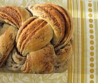 Nutella and Peanut Butter Stripe Bread