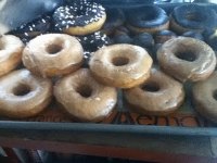 Cinnamon/Chocolate Glazed Vegan Doughnuts