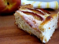 Brioche Peach Cake