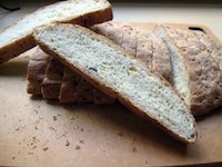 Yeasted Garlic Zucchini Bread