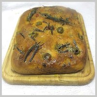 Sundried Tomato And Olive Foccacia