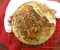 Peasant Boule With Parmesan And Seeds