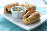 Pretzels Stuffed With Mushrooms And Green Beans