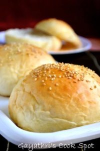 Eggless Burger Bun