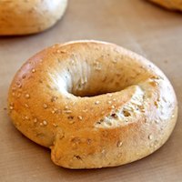 Sesame Sourdough Bagels