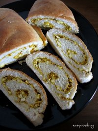 Paneer Masala Bread - Cottage Cheese Stuffed Bread