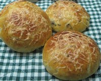 Portabella And Colby Buns With Birdseye Chillies