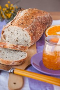 Sesame And Sunflower Seeds Sourdough Bread