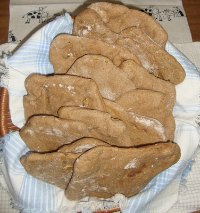 Spelt Sourdough Flatbreads With Mango