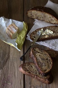 Sweet Potato Sourdough With Walnuts