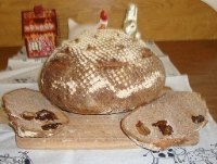 Milk Wheat Sourdough With Prunes