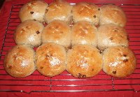 Sourdough Hot Cross Buns